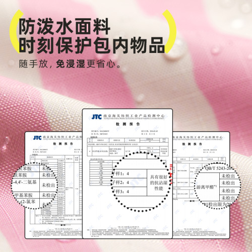 hugz化妝包女可攜式收納包旅行收納袋手提包小拎包防水隨行桶洗漱包