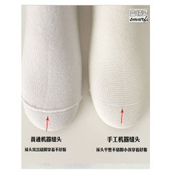 女童襪子夏季純棉薄款兒童中筒襪小女孩中大童無骨夏天字母網眼襪