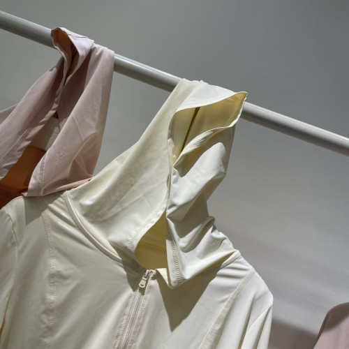 SJBY68396冰涼感連帽防曬服女2025夏外穿修身上衣百搭拉鍊防曬衣