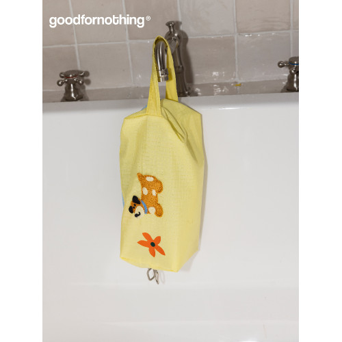 goodfornothing一無是処小狗防水大容量化妝包行李箱收納袋洗漱包