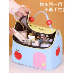 小房子化妝包多巴胺防水大容量包高顔值可攜式女化妝品旅行收納包
