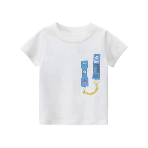 五哈陳赫同款衣服自帶電話情侶親子裝夏季短袖T恤男女童純棉短袖t