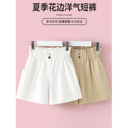 女童短袖襯衫夏季2025新款兒童夏裝立領上衣服娃娃衫女孩薄款襯衣