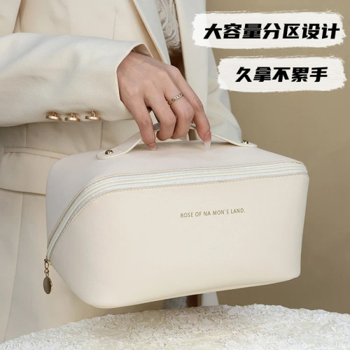 化妝包女2025新款高級高顔值輕奢高級可攜式收納包洗漱包簡約大容量