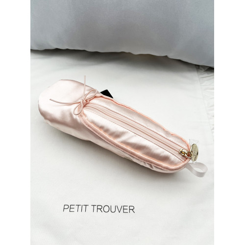 petit trouver芭蕾舞鞋造型筆袋化妝包 口紅眉筆眼線筆收納掛包