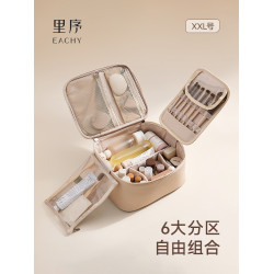 化妝包女2025新款可攜式化妝箱旅行化妝刷袋大容量化妝品收納包高級