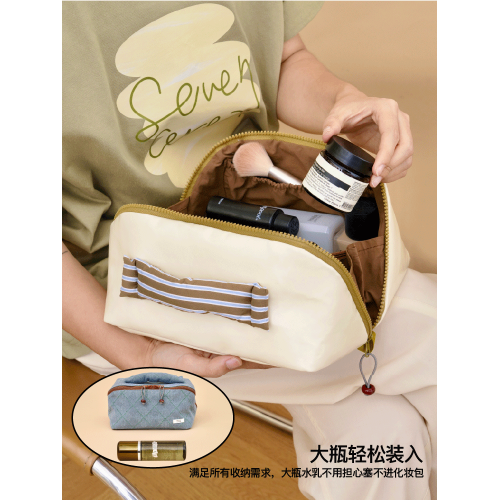 七穀|2023新款防水大容量手提收納包可攜式旅行洗漱包袋化妝包女