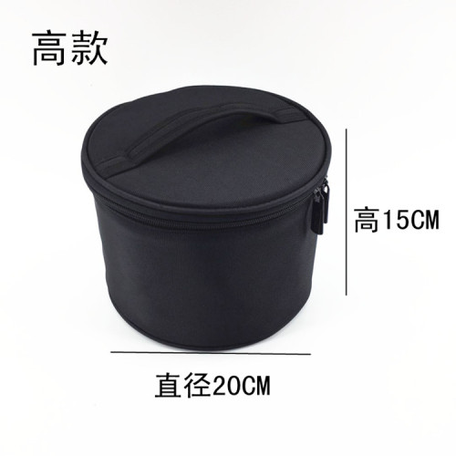 馥雅迪化妝包圓形新娘跟妝飾品皇冠收納包耐磨防震抗摔化妝品收納