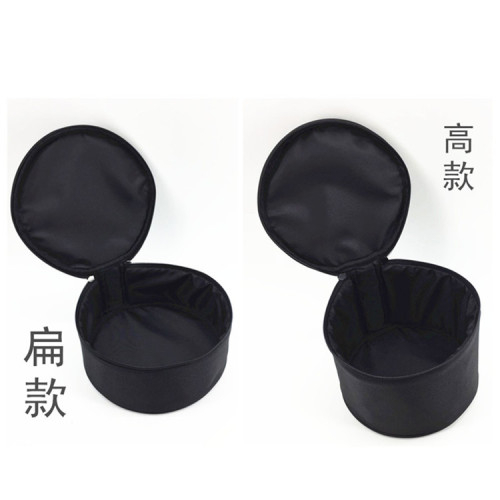 馥雅迪化妝包圓形新娘跟妝飾品皇冠收納包耐磨防震抗摔化妝品收納