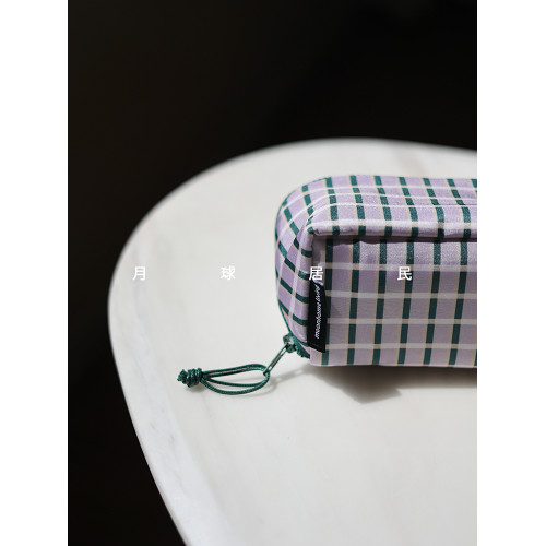 【月球居民 】蜜瓜膠囊化妝包 原創大容量收納包旅行洗漱手提可攜式