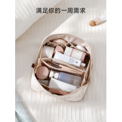 裡序化妝包輕奢高級2025年新款可攜式化妝品收納包女大容量分區收納