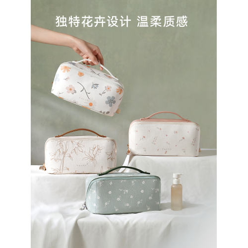 裡序化妝包輕奢高級2025年新款可攜式化妝品收納包女大容量分區收納