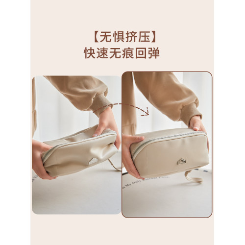 原創化妝包女可攜式大容量分區防水旅行2024新款高級化妝品收納包