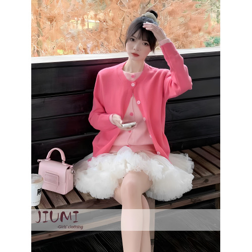母女親子裝網紗tutu裙超蓬寶寶媽媽洋氣百搭甜美公主風半身蛋糕裙