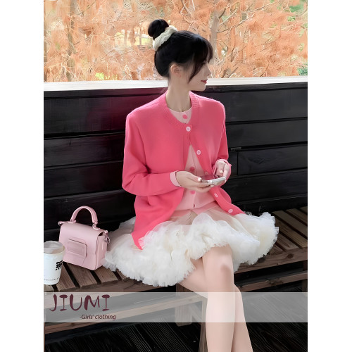 母女親子裝網紗tutu裙超蓬寶寶媽媽洋氣百搭甜美公主風半身蛋糕裙