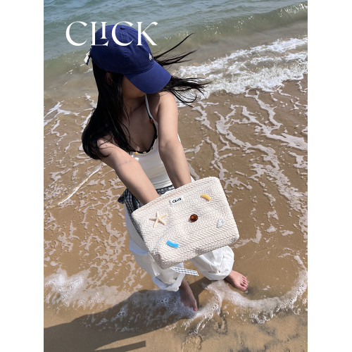 click海島度假旅行系列化妝包洗漱包收納袋海星海洋風可攜式女生