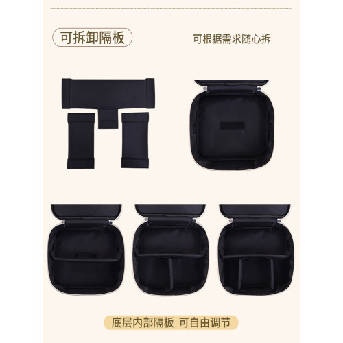 輕奢高級感雙層大號化妝包大容量旅行可攜式化妝品收納包洗漱化妝箱