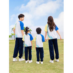 親子裝一家三口四口運動套裝2025新款夏季洋氣母子母女親子活動服