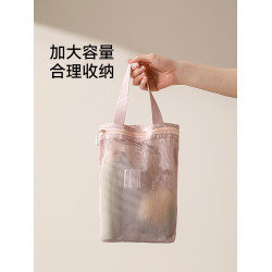 FaSoLa可攜式洗漱包旅行戶外手提化妝包收納袋出差防水洗澡收納包