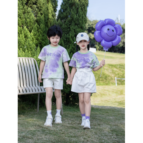 洋氣休閒親子裝一家三口四口2025夏季純棉短袖t恤母女母子家庭裝
