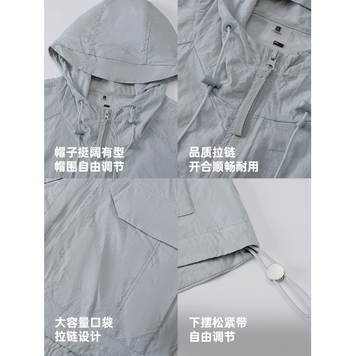 UPF+防曬衣女新款夏季空氣感薄感防曬服上衣防紫外線透氣速乾外套
