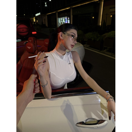 1TL 歐美辣妹風無袖連體衣性感氣質修身顯瘦包臀短褲子女夏季新款