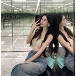 法式白色蕾絲無袖背心女2025夏季新款氣質溫柔修身顯瘦露背連體衣