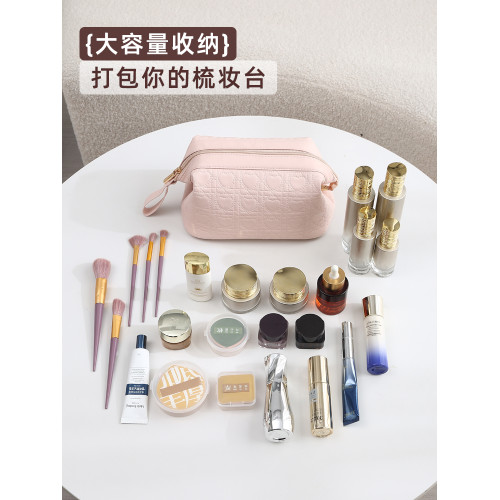 日本進口MUJ無印化妝包女大容量2025新款高級可攜式手提化妝品收納