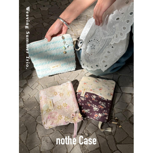nothe Case「織夏三重奏」可攜式收納袋旅行內膽包 清新簡約化妝包