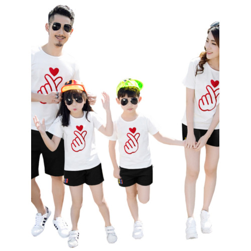 Next Road親子裝夏款2025新款潮網紅t恤短袖夏裝一家三口四口母女