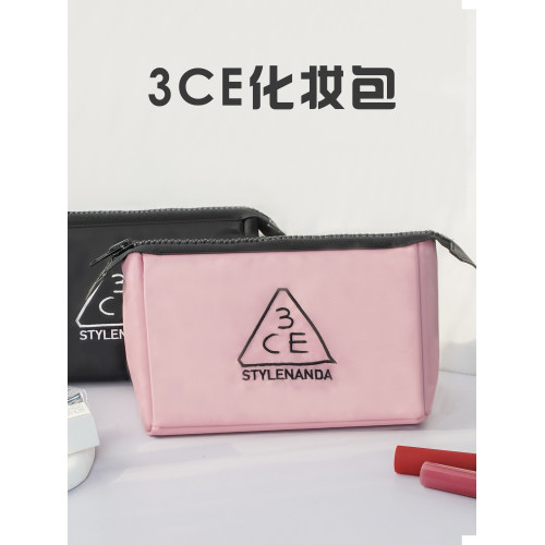 韓國3CE三熹玉化妝包女收納化妝品化妝刷口紅可攜式大容量高顔值