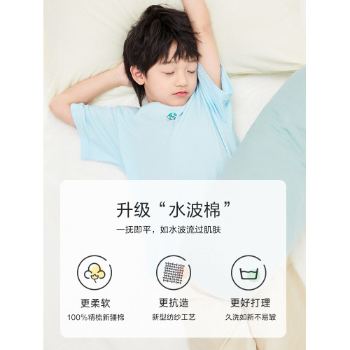 巴拉巴拉男童女童短袖t恤中大童純棉兒童體恤寶寶夏裝童裝親子裝