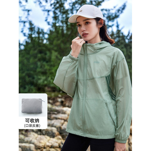 拓路者速乾透氣防曬衣25年夏女防紫外線UPF50+可收納防曬服