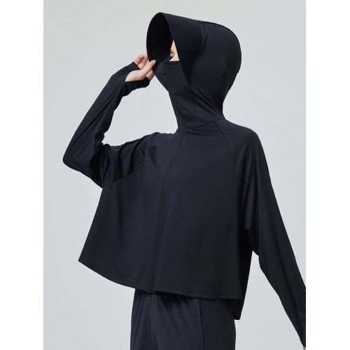 UVBANANA夏披肩防曬衣女大帽簷防紫外線防曬遮陽防曬衫開車防曬服