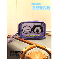 BAMBOOMATES可攜式大容量旅行護膚品多巴胺收納包化妝包