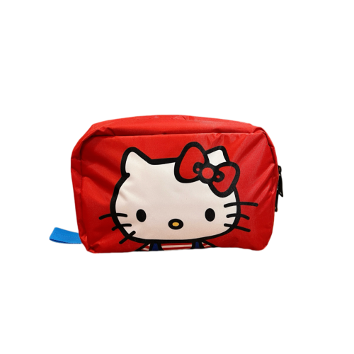 日系新款kitty大容量折曡洗漱包旅行防水化妝包收納袋