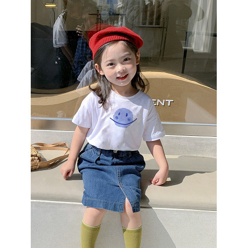 卡通親子裝夏季新款2025一家三口嬰兒爬服影樓拍照百搭T恤家庭裝