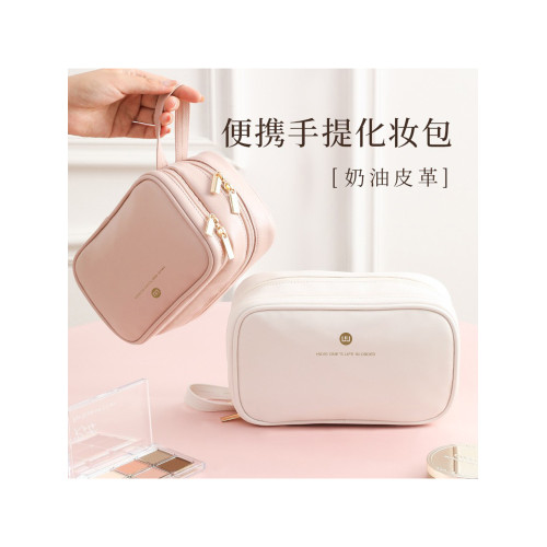化妝包2025新款女手提可攜式旅行口紅收納小包洗漱品大容量收納袋