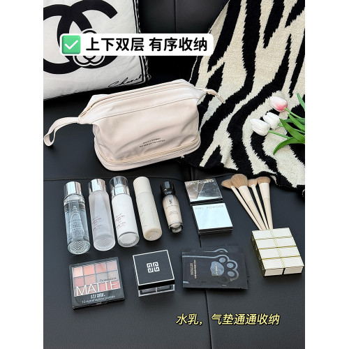 化妝包女化妝刷收納包小型可攜式襍物大容量旅行洗漱多功能精緻