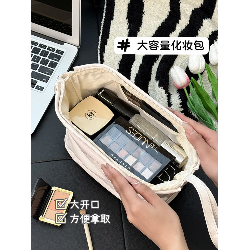 化妝包女化妝刷收納包小型可攜式襍物大容量旅行洗漱多功能精緻