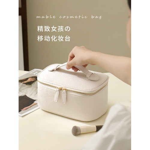 天縱化妝包女可攜式帶鏡子化妝品收納包2025新款出差旅行化妝箱子