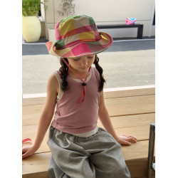 柒號童倉女童韓版兩件套圓領背心夏裝新款女大童曡穿休閒上衣潮