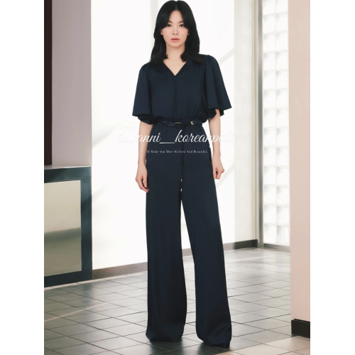 【丹霓強推遮肉顯瘦提氣質通勤聚會皆體面】MICHAA 25夏 連體衣褲