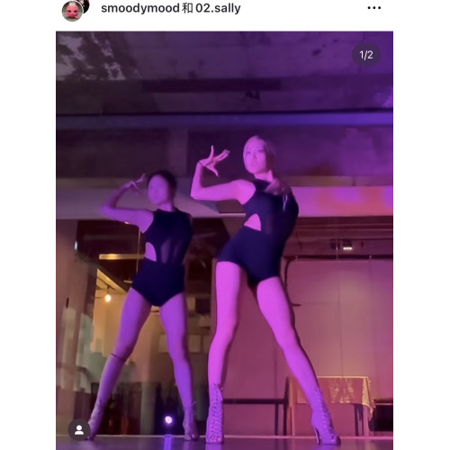 【KOLY】韓國smoody同款sally 鏤空露背連體衣 網紗性感上衣heels