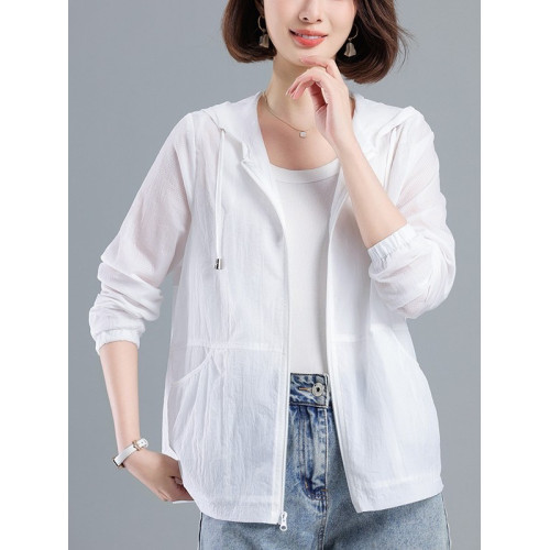 防曬衣女連帽2025年夏季新款防曬服洋氣減齡中年媽媽大碼輕薄外套