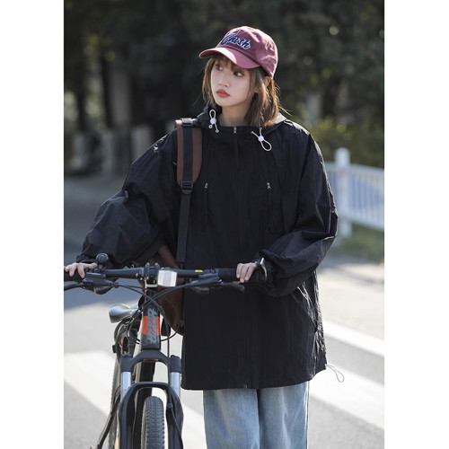 NextKiss英國聯名冰絲防曬衣外套女夏輕薄透氣沖鋒防曬服寬松大碼