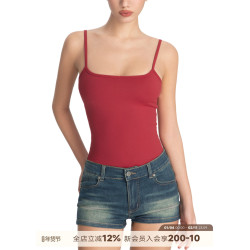 noBra by ABMY帶胸墊連體衣女性感辣妹緊身顯瘦吊帶背心可外穿