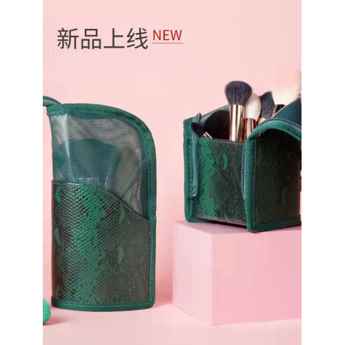 立式化妝刷包筆收納包隨身精緻時尚大容量袋子可攜式簡約化妝桶刷桶