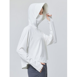 UVBANANA披肩防曬衣女夏防紫外線大帽簷防曬衫薄款遮陽透氣防曬服