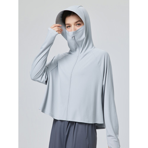 UVBANANA披肩防曬衣女夏防紫外線大帽簷防曬衫薄款遮陽透氣防曬服